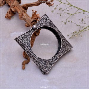 Antique Jewelry |Traditional Jewelry | Black Oxidised Bangle | German Silver Bracelet | Vintage Jewelry | Bracelets, Adjustable Cuffs