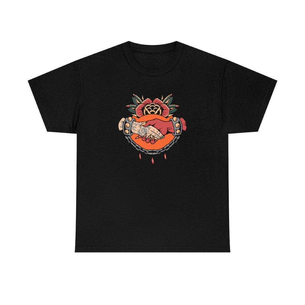 Shaking Hands With The Devil T shirt Devil Hands T shirt Etsy