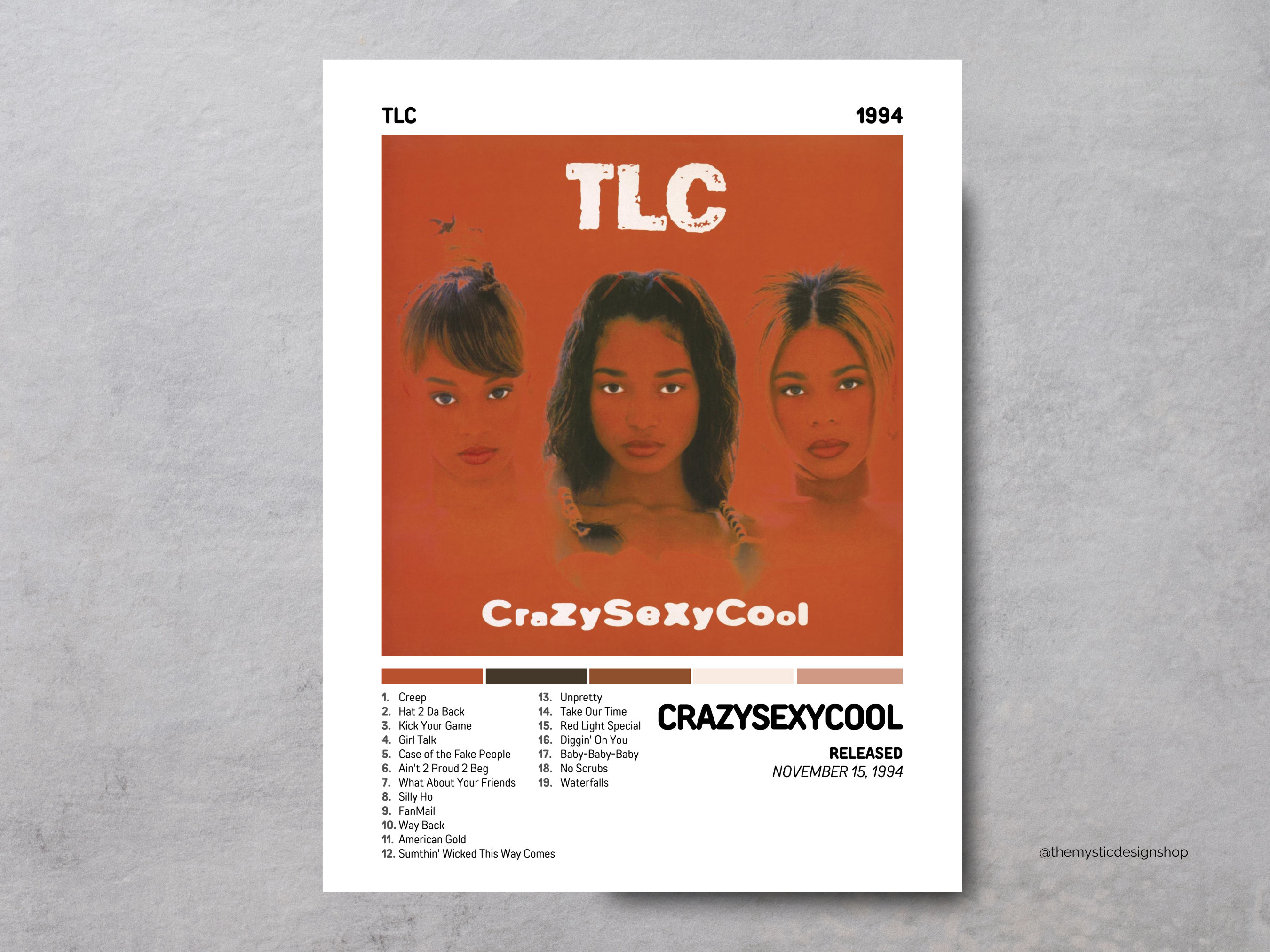 Tlc 90s Digital Etsy Australia