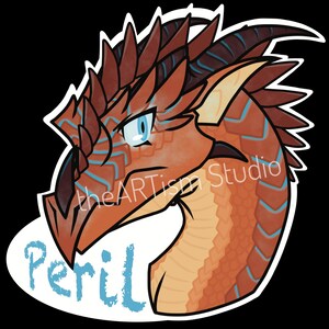 Wings of Fire 3" Vinyl Die Cut Stickers - Set 2 image 2