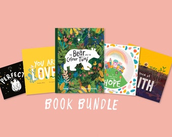 Book Bundle, Baby and Children's Books about Faith, Hope, Love, Forgiveness and being perfectly made! Christmas books, presents, baptism.