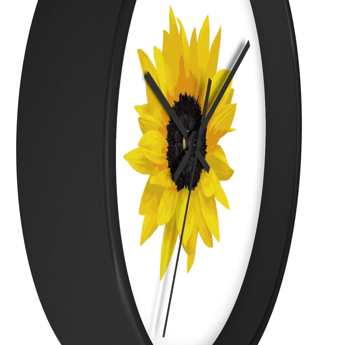 Sunflower Wall clock sunflower decor decorations for the Etsy