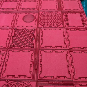 Laser / Cnc Sci-fi Necromunda industrial tile Design files