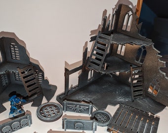 Gothic Ruin corners Laser cut files