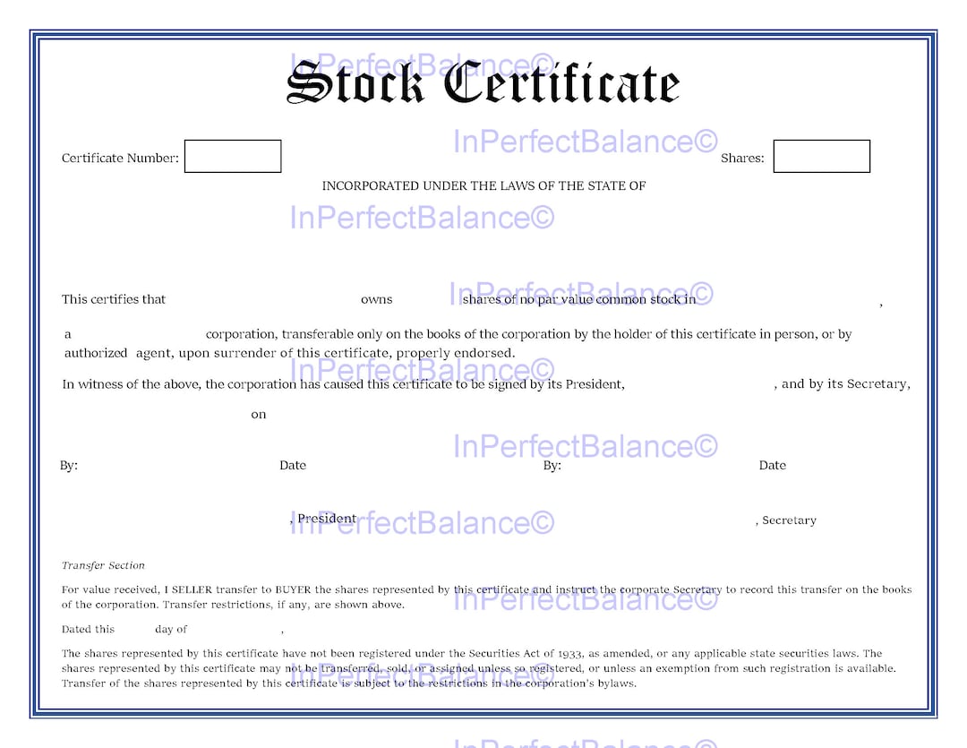 Secretary Certificate Template