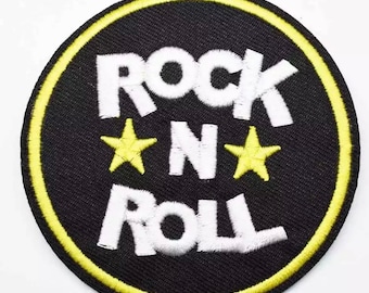 Gepatcht Wappen Rock'n'Roll Wärmeklebend Patch DIY Bestickt Rocker 