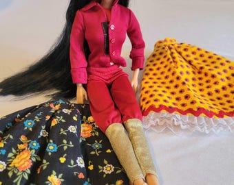 Mulan Disney Barbie, 11" Vintage Doll, XTRA Outfits Included, Poseable, Disney Mulan Barbie, 1994 Beautiful Condition Doll, Original Clothes