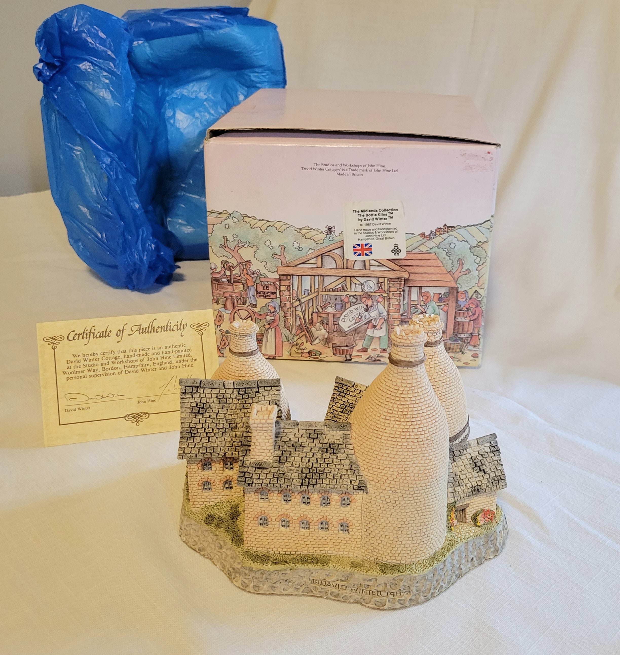 Vintage David Winters Bottle Kiln Figurine, Midland Collection - Etsy