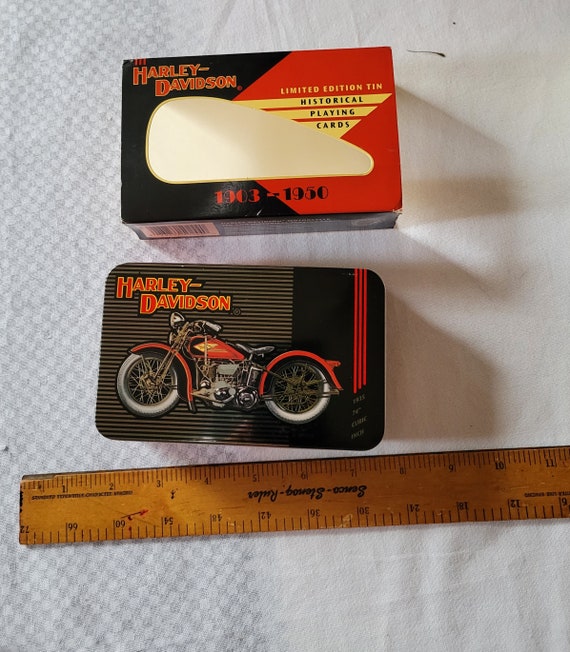 Harley Davidson Limited Edition Tin 1997, Never Used. Made in USA, Playing Cards - Etsy Australia Harley Davidson Limited Edition Tin 1997, Never Used. Made in USA, Playing Cards - Etsy Australia