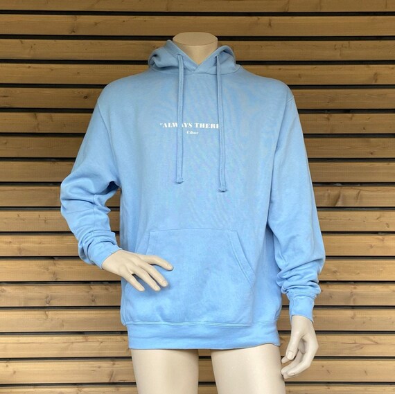 Oversized Graphic Hoodie Baby Blue 