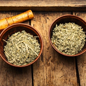 Dried Wormwood (Artemisia absinthium) - Dried Herb Skincare Botanical 100g/200g.