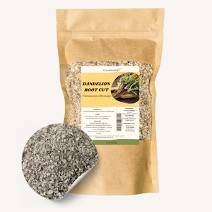Corte de raíz de diente de león - Remedio herbario 100 % natural para una salud óptima 227 g/454 g