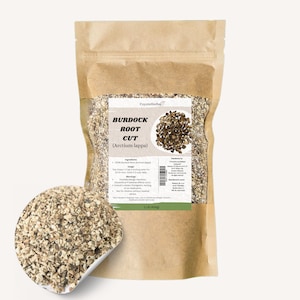 Raíz de bardana, 100 % natural, Té cortado de raíces, 227 g/454 g