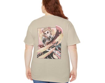 Kyojuro Rengoku Flame Hashira | Demon Slayer T-Shirt | Unisex Cotton Tee | Manga Fan Apparel | Gift for Anime Fans