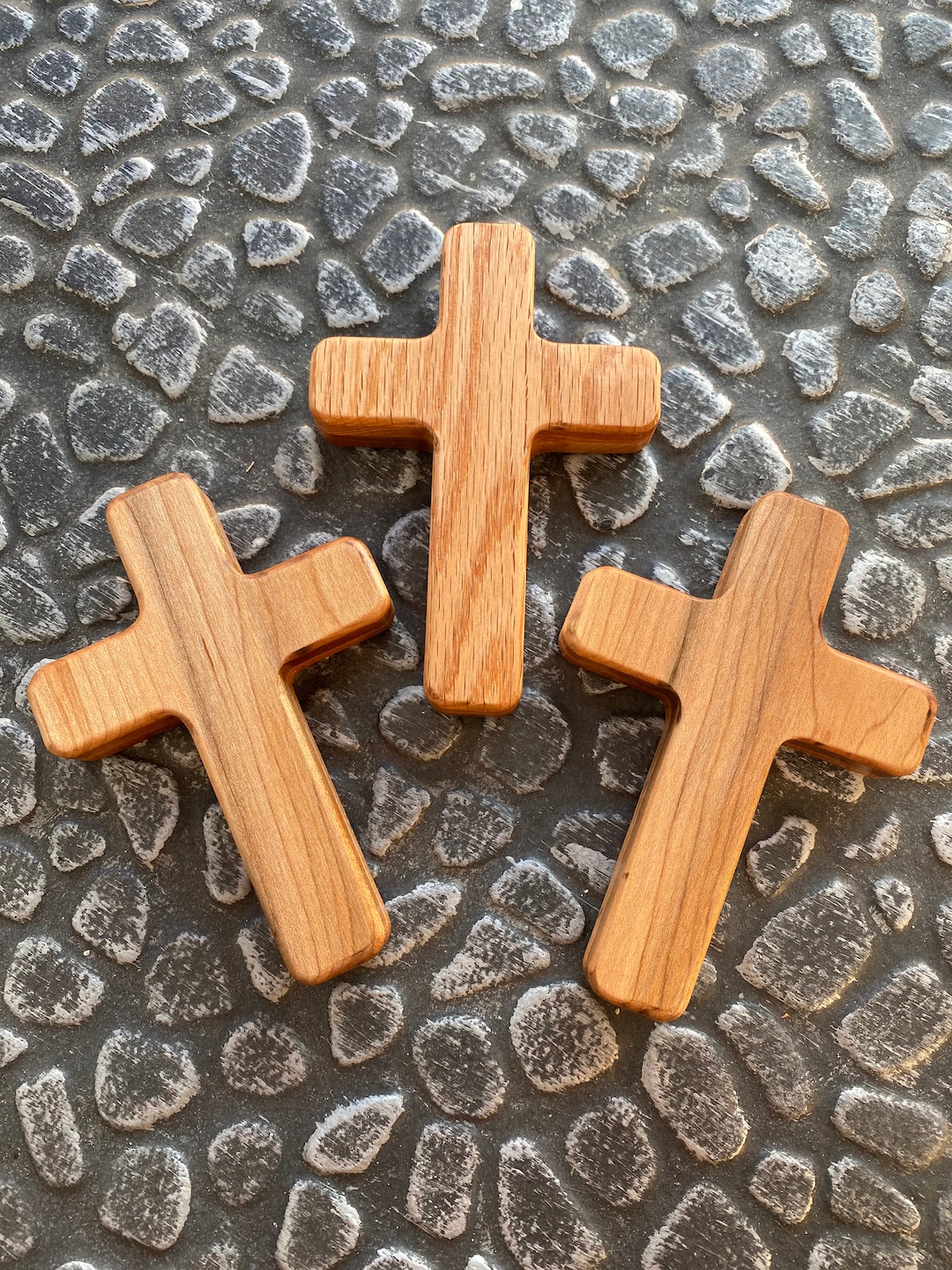 Prayer Crosses Gift, Hardwood Cross, Handheld Cross for Prayer, First ...