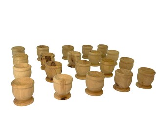 Copa de comunión hecha a mano en madera de olivo: Holy Land Craft