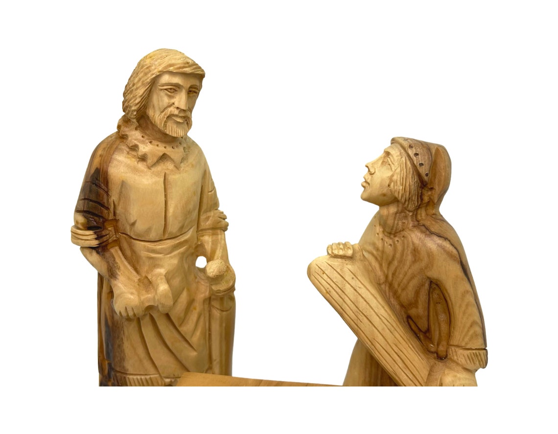 Wooden Saint Joseph the Carpenter Statue, St. Joseph Hand Carving