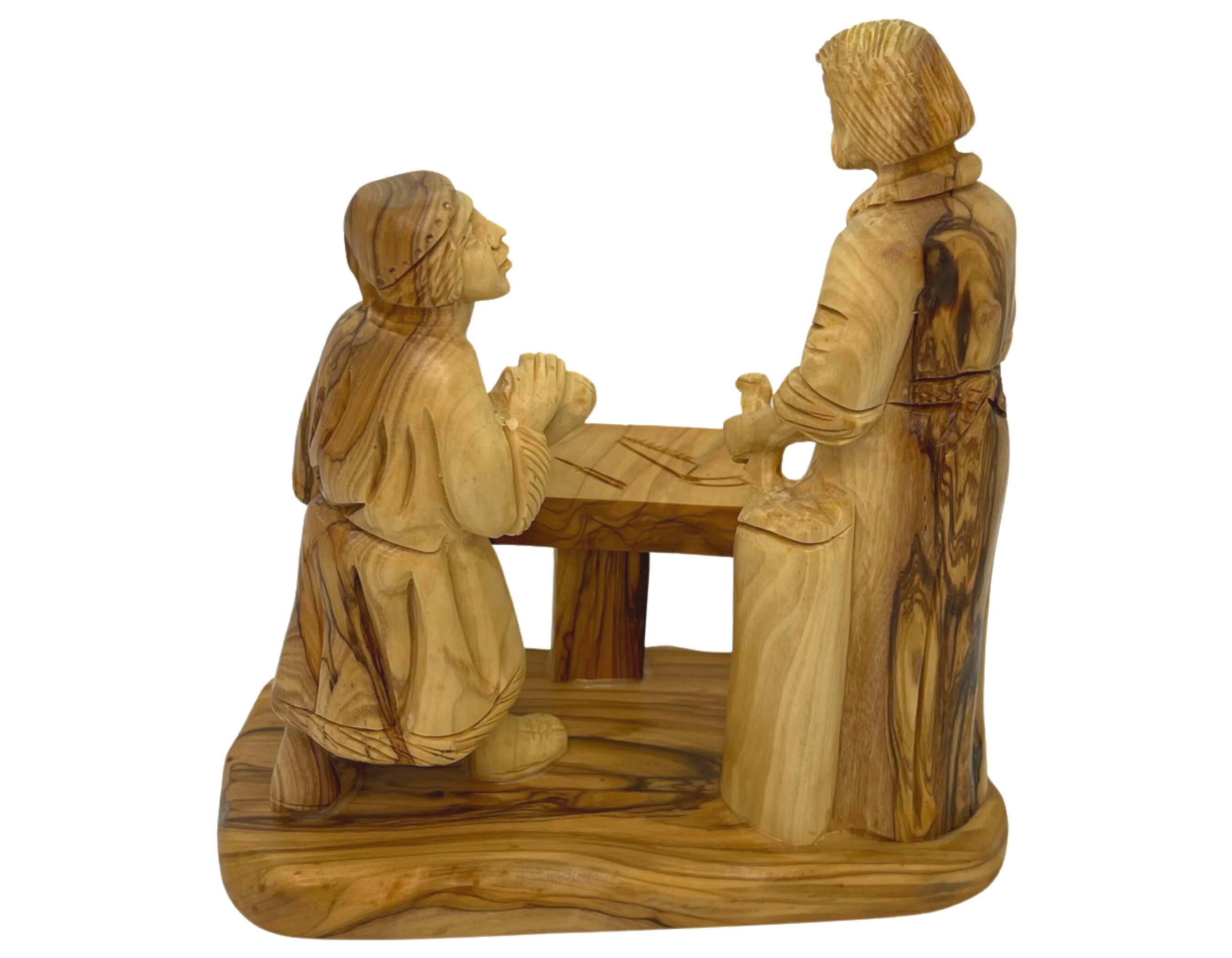 Wooden Saint Joseph the Carpenter Statue, St. Joseph Hand Carving