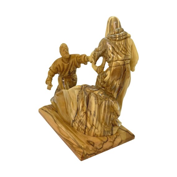Christ オリーブの木 ブロンズ像 Jesus Olive Bronze インテリア on