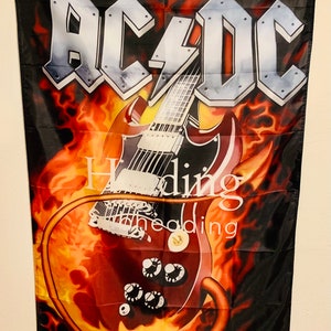 Rockac/dc Flag/bannersize 36”x60” - Etsy
