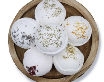 Himalayan Salt Bath Bombs - 180g chosse from Relax, Clarity, Sensual, Detox, Skin Revive, Energise