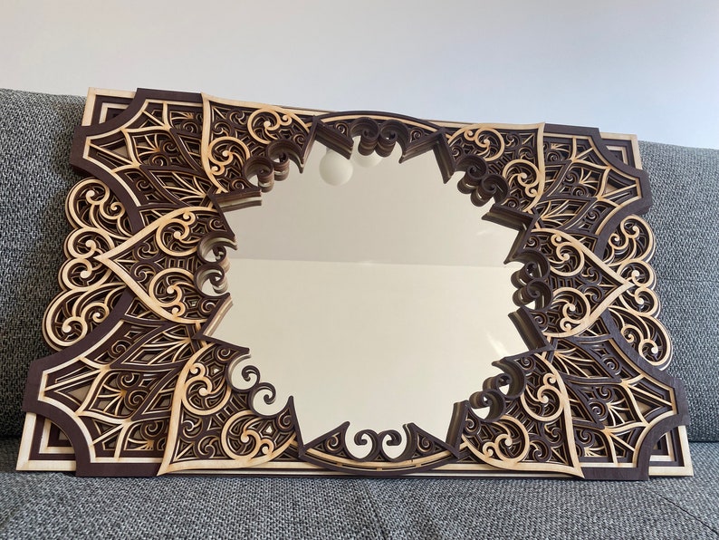 Wall Mirror Large Ornate Mirror Boho Mirror Etsy