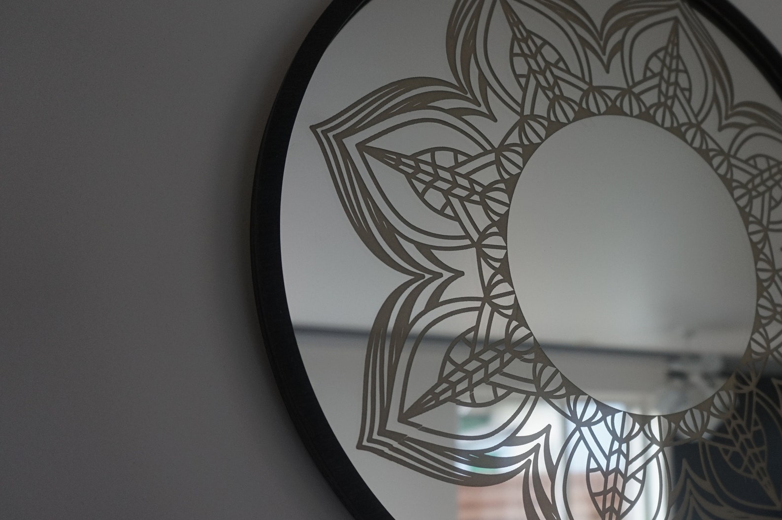 Engraved Mirror Wall Decor Mirror Art Small Mirror Large Etsy