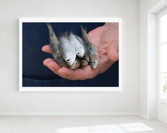 Stampa fotografica Sardine greche / Download digitale / Wall Art Grecia / Stampa fotografica di fotografia alimentare / Stampa artistica Grecia
