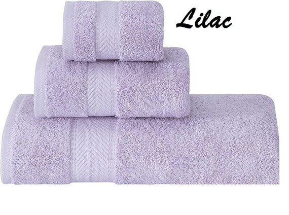 White Classic Luxury Bath Towels - Cotton Hotel Spa Towel 27x54 4-Pack Aqua, Size: 27 x 54, Green