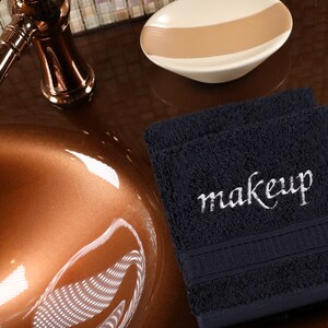 soft cotton make up towel remover makeup towels for face sensitive skin microfiber washcloths wash cloths clothes set 6 pieces pack black Turkish absorbent quick dry salon washcloth cloth eye bathroom removers luxury reusable facial care removal