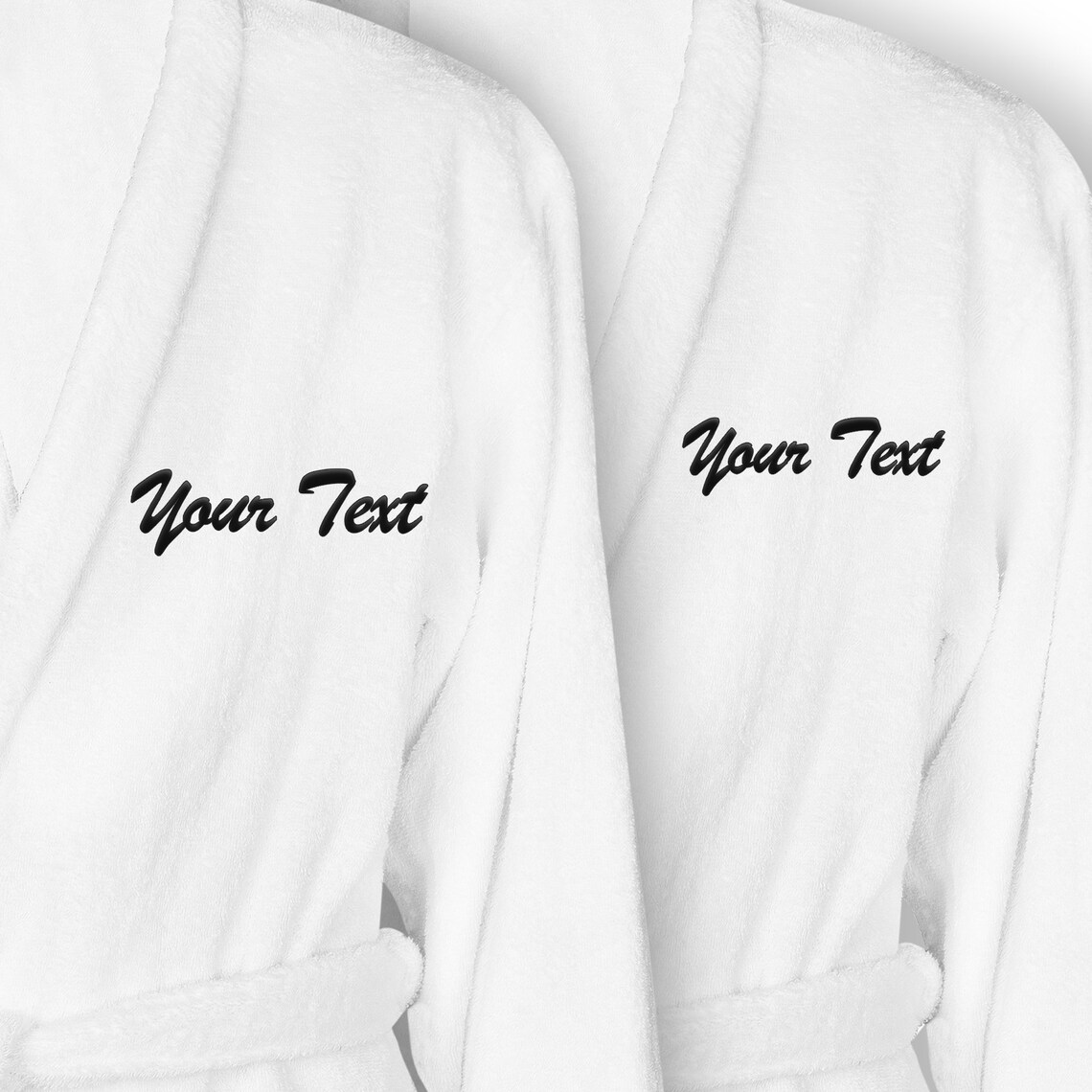 Personalized Cotton Bathrobe 1 Piece Terry Cotton Unisex Etsy
