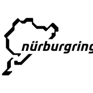 Nürburgring sticker | Personalized | Offset | Car sticker | Motorcycle | Tuning | Sticker | Door | | Kitchen | Basement | Hobby | Workshop