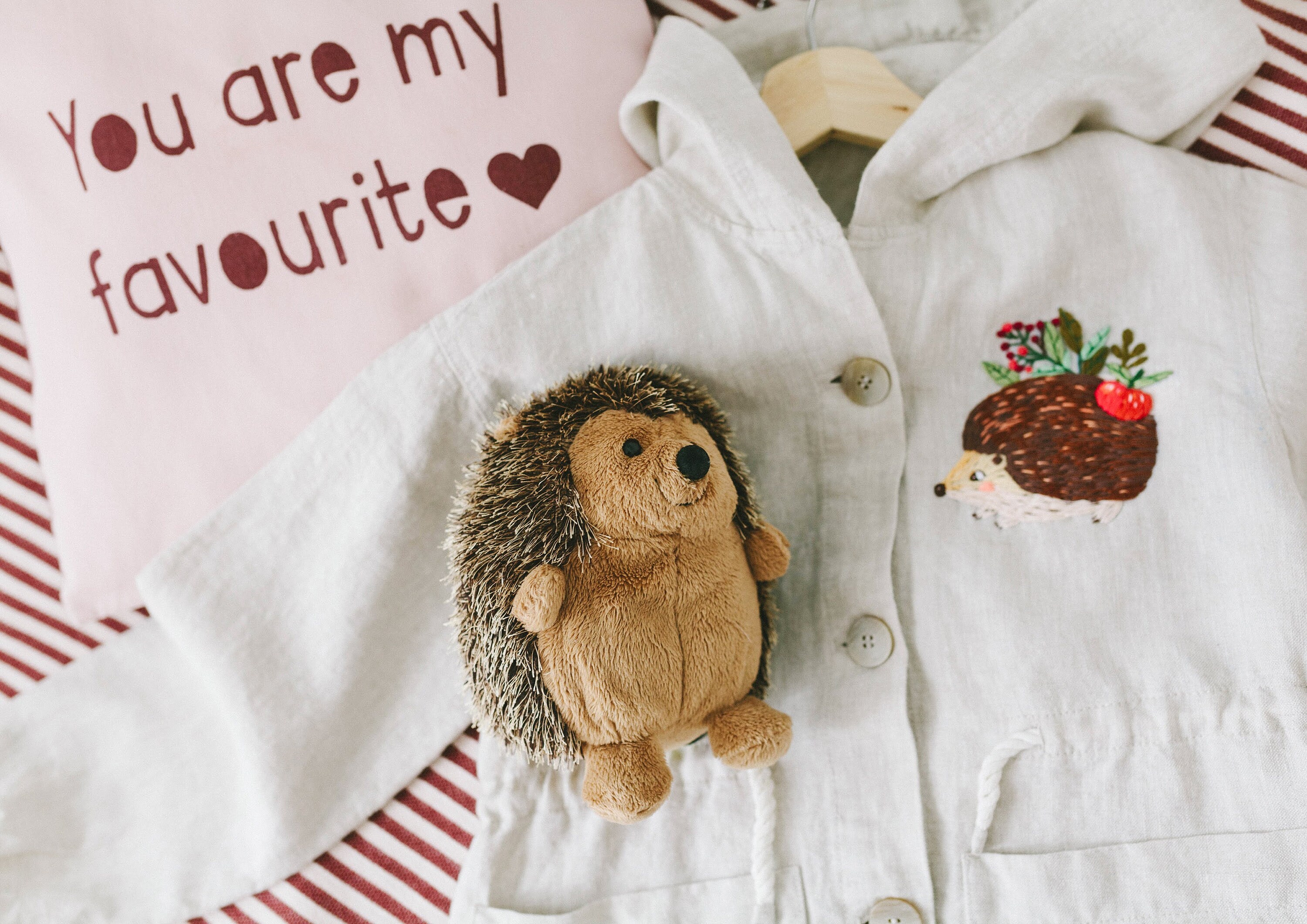 Modern Handmade Embroidery Hedgehog Kids Clothes Etsy UK