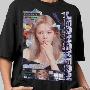 Jeongyeon Shirt Yoo Jeong-yeon Twice K-pop Girl Group Classic Unisex T-shirt, Short-Sleeve Unisex Unique Gifts, Vintage DWK112