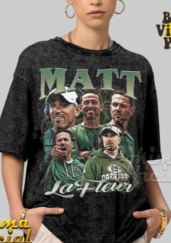 Matt Lafleur Homage Tshirt Green Bay Football Graphic Tee