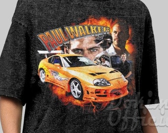 Vintage The 2 Fast 2 Furious Paul Walker Shirt, Fast And Furious Shirt, Unisex Vintage Nascar T-Shirt DK34