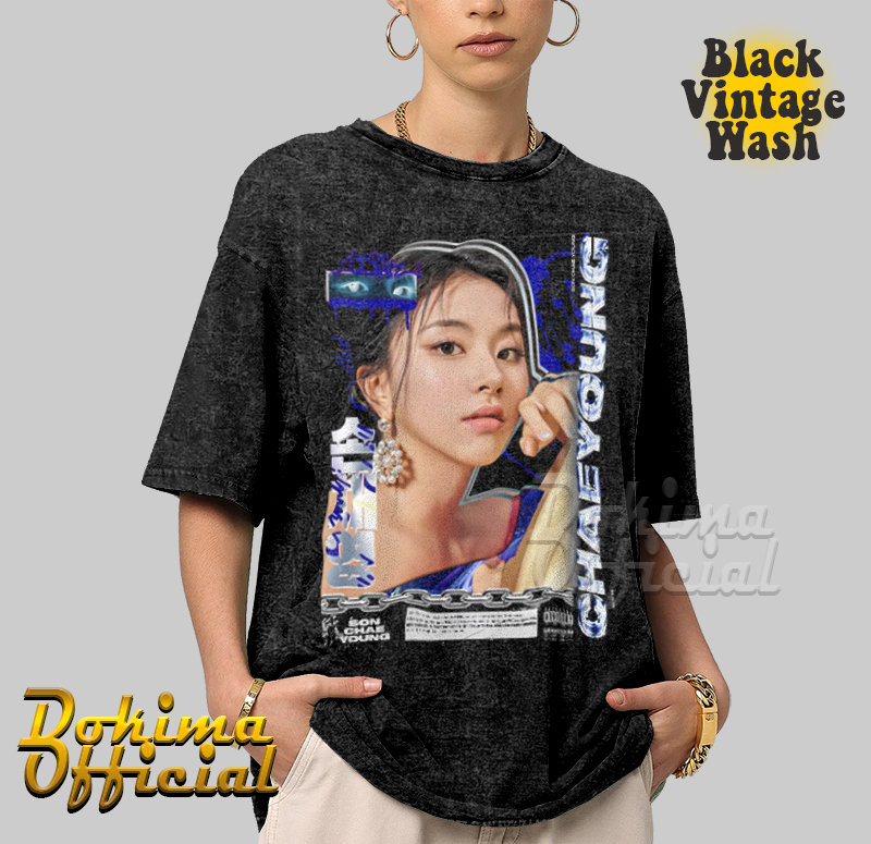 TWICE THIS IS FORワールドツアー Tシャツ/CHAEYOUNG T-SHIRT〈BLACK〉【M】/ CHAEYOUNG / TWICE『THIS IS FOR