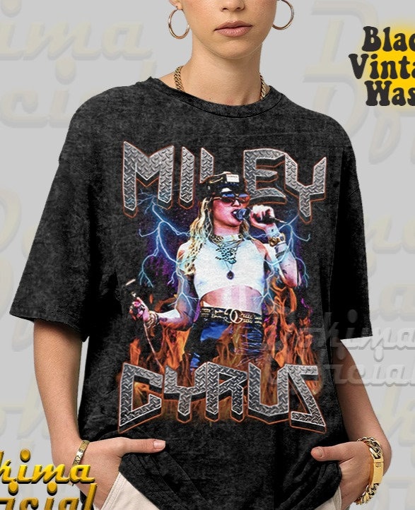★新品未使用★ Miley Cyrus マイリーサイラス オフィシャル Tシャツ 新品 送料込 マイリー・サイラス Miley Cyrus Tシャツ M - メルカリ