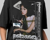 MOMO TWICE, KPOP Vintage Style T-shirts Gift, Twice Korean