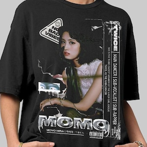 TWICE MOMO ライブTシャツ T-SHIRT〈BLACK〉【L】/ MOMO / TWICE『THIS IS FOR』 – JYP