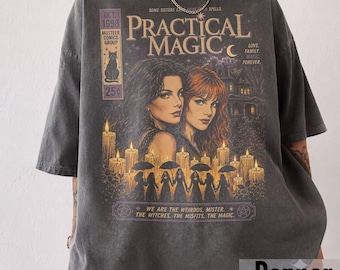 Practical Magic 1998 Shirt, Vintage Witch Movie Tee, Halloween Midnight Margaritas Shirt, Witchy Aesthetic Graphic Tee, Spooky Season Tee