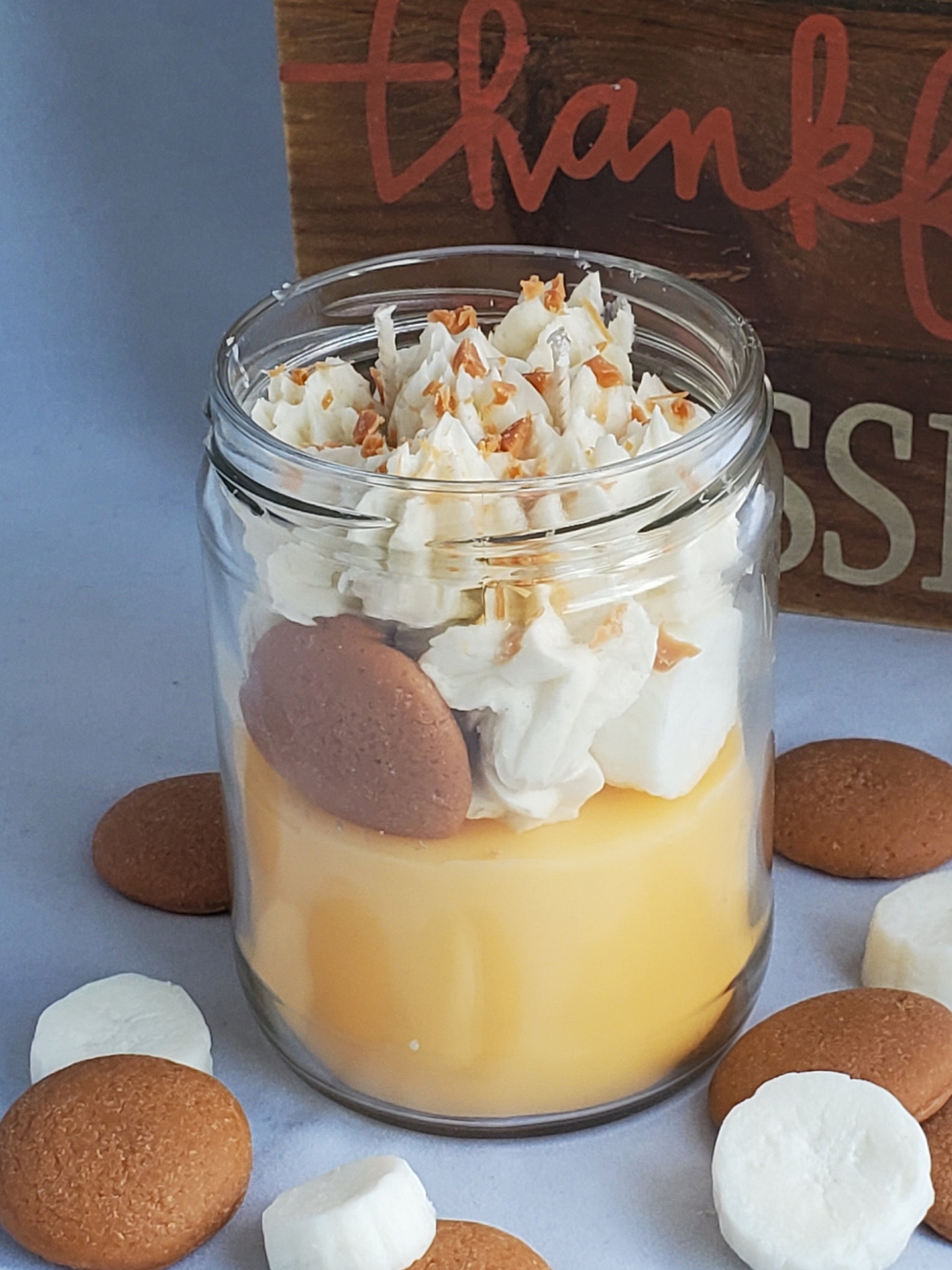 Banana Pudding Dessert Candle Etsy