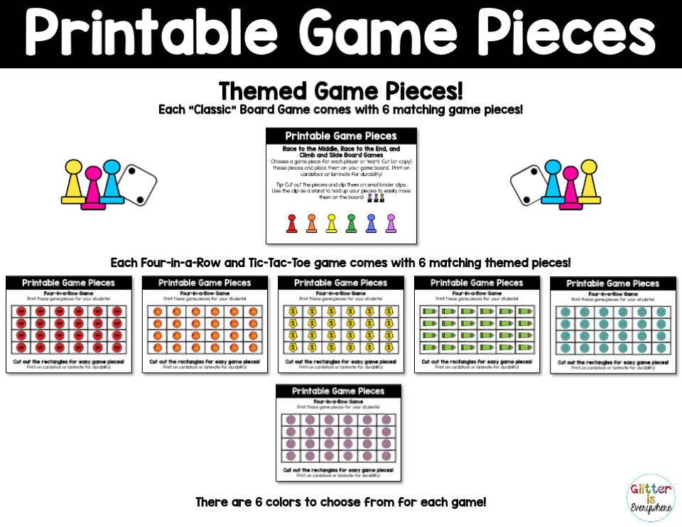 Back to School Printable Board Games - Math - Etsy