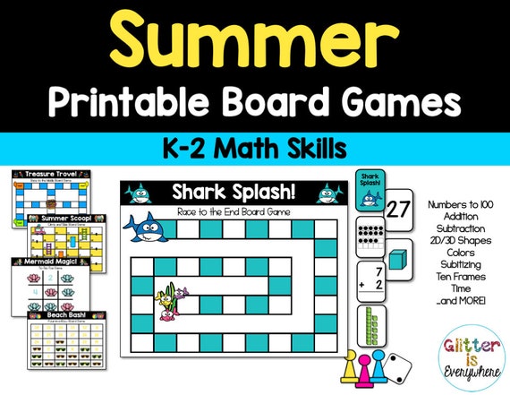 Subtraction Tic-Tac-Toe to Ten Math Game: Pre-K - 1st Grade