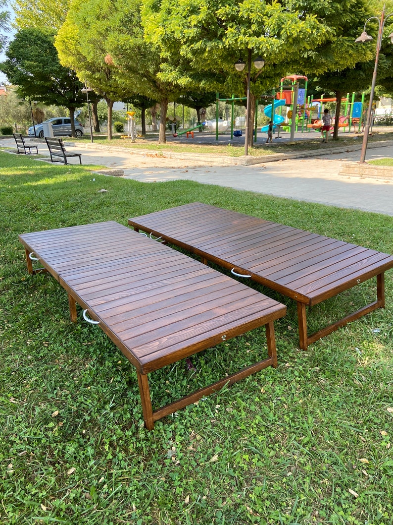 2978 Inç Picnic Table Boho Picnic Table Wooden Table Party Etsy