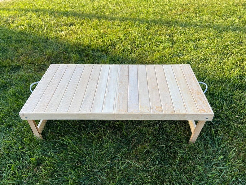21 43 Inch Picnic Table Folding Low Picnic Table Boho Etsy