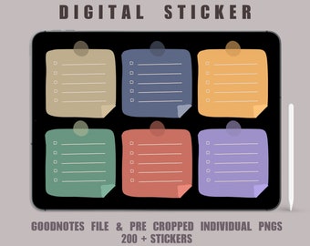 Digital Sticker | Goodnots Notability Sticker | Sticker Book | Digital sticky notes