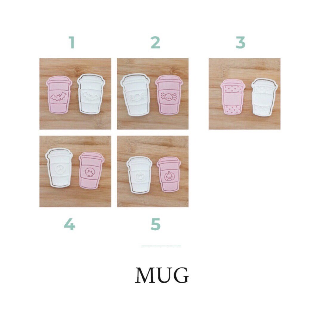 Cookie Cutter Shortbread Cookie Stamp Starbucks Mug European Etsy