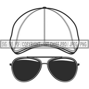 Flat Cap SVG and Sunglasses SVG, Flat Cap SVG, Sunglasses svg, Flat Cap Clipart, Flat Cap Vector, Flat Cap Cricut, Flat Cap Cut Files Svg