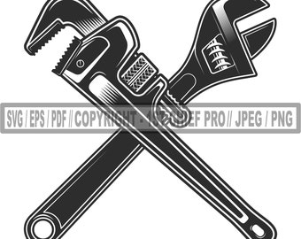 Spanner Wrench svg, Wrench Spanner svg, Wrench SVG, Spanner and Wrench Clipart, Wrench Cut Files. SVG. PNG Clipart Vector Cricut Cut Cutting
